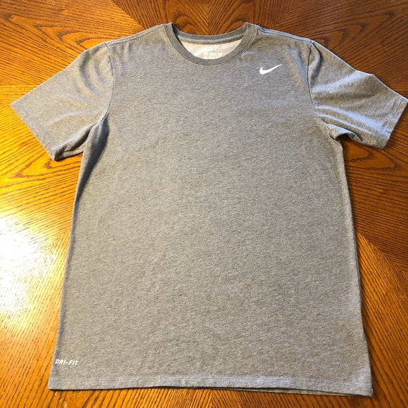 Nike Other - Nike Heather Grey Dri-Fit Short Sleeve Active Tee
